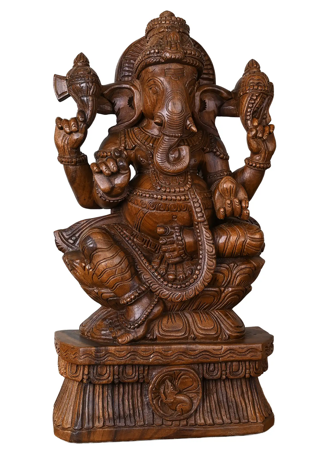 wooden vinayaga statue