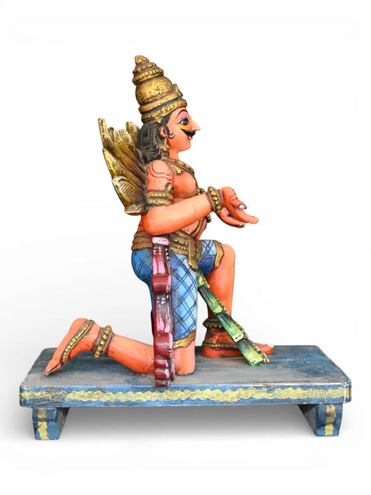 Ethnic Wooden Garuda vaaganam – South Indian Temple Art