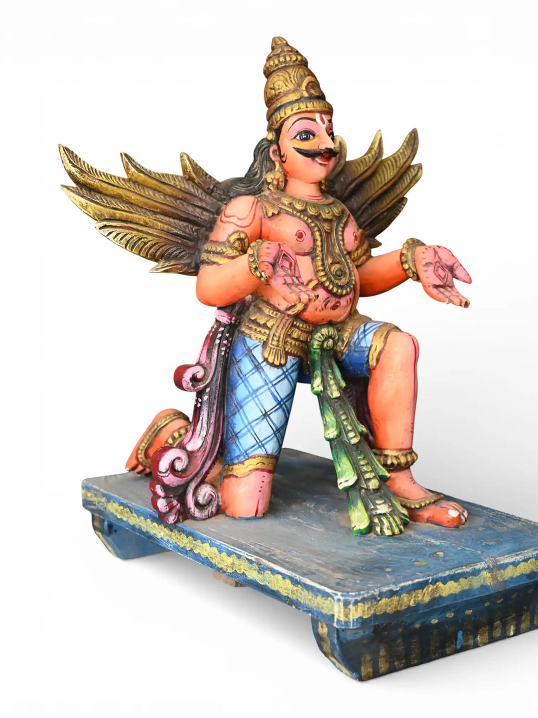 Ethnic Wooden Garuda vaaganam – South Indian Temple Art