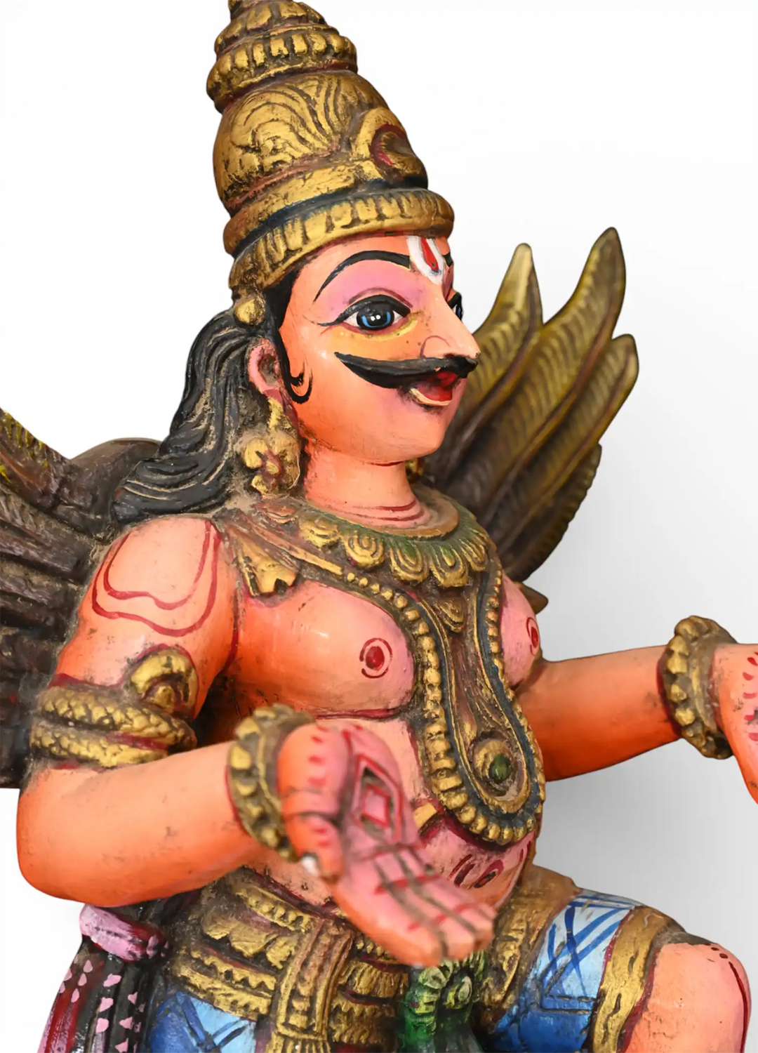 Ethnic Wooden Garuda vaaganam – South Indian Temple Art
