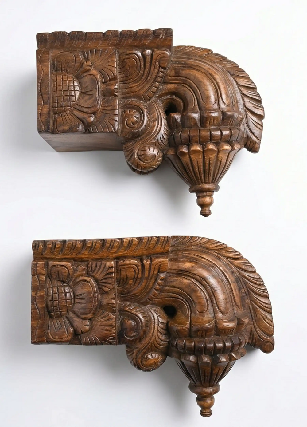  Wooden Bodhil Wall brackets 10"