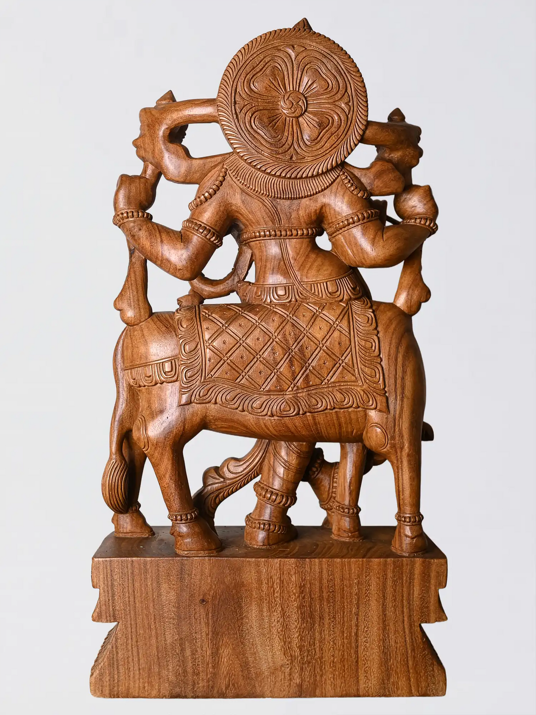 Wooden handicrafts of Krishna Idol -Handmade Wooden Statue, Wooden Giftware & Decorative Handicraft
