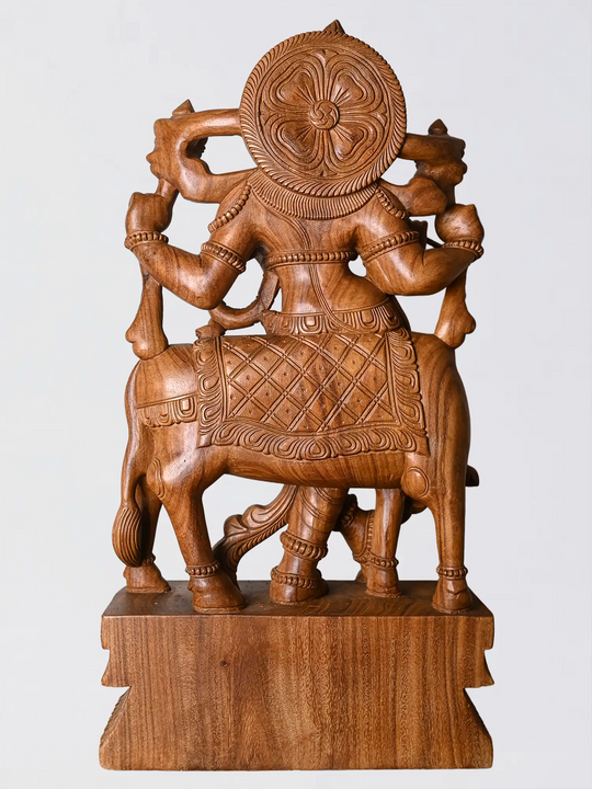 Wooden handicrafts of Krishna Idol -Handmade Wooden Statue, Wooden Giftware & Decorative Handicraft