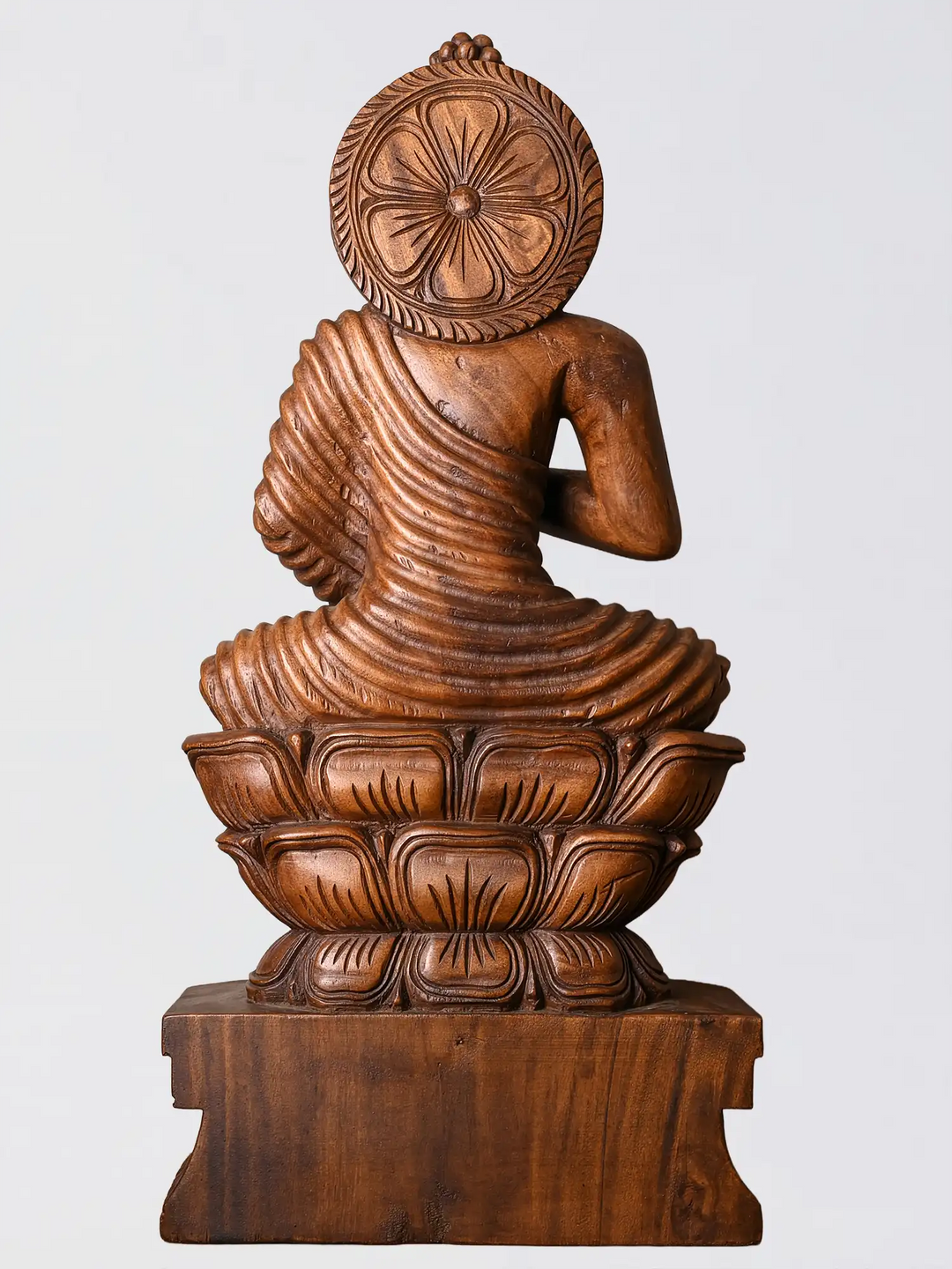 Wooden meditation Buddha idol for gifting