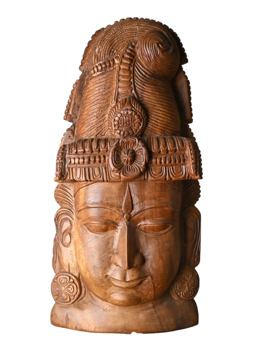 Handcrafted Lord Shiva Face Wall Art Decor
