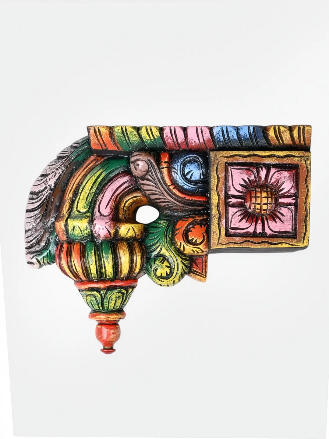 South Indian style wooden wall brackets
