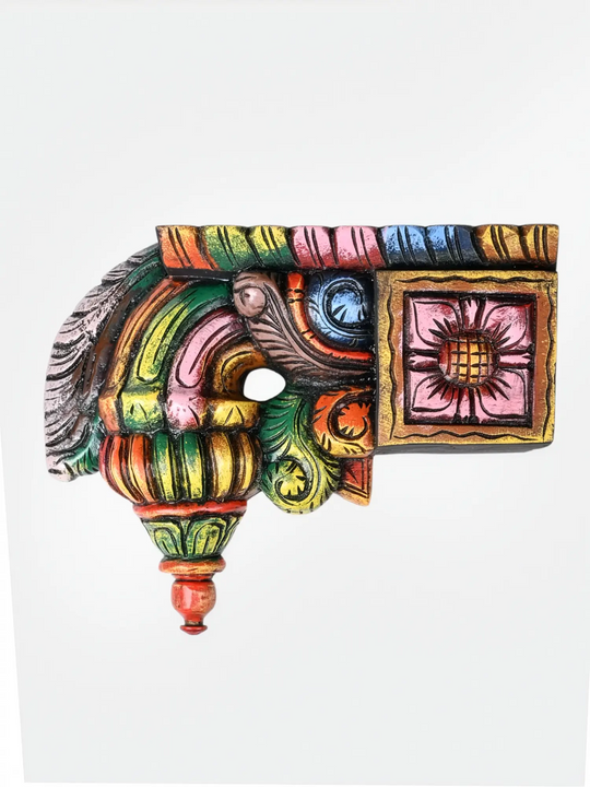 South Indian style wooden wall brackets
