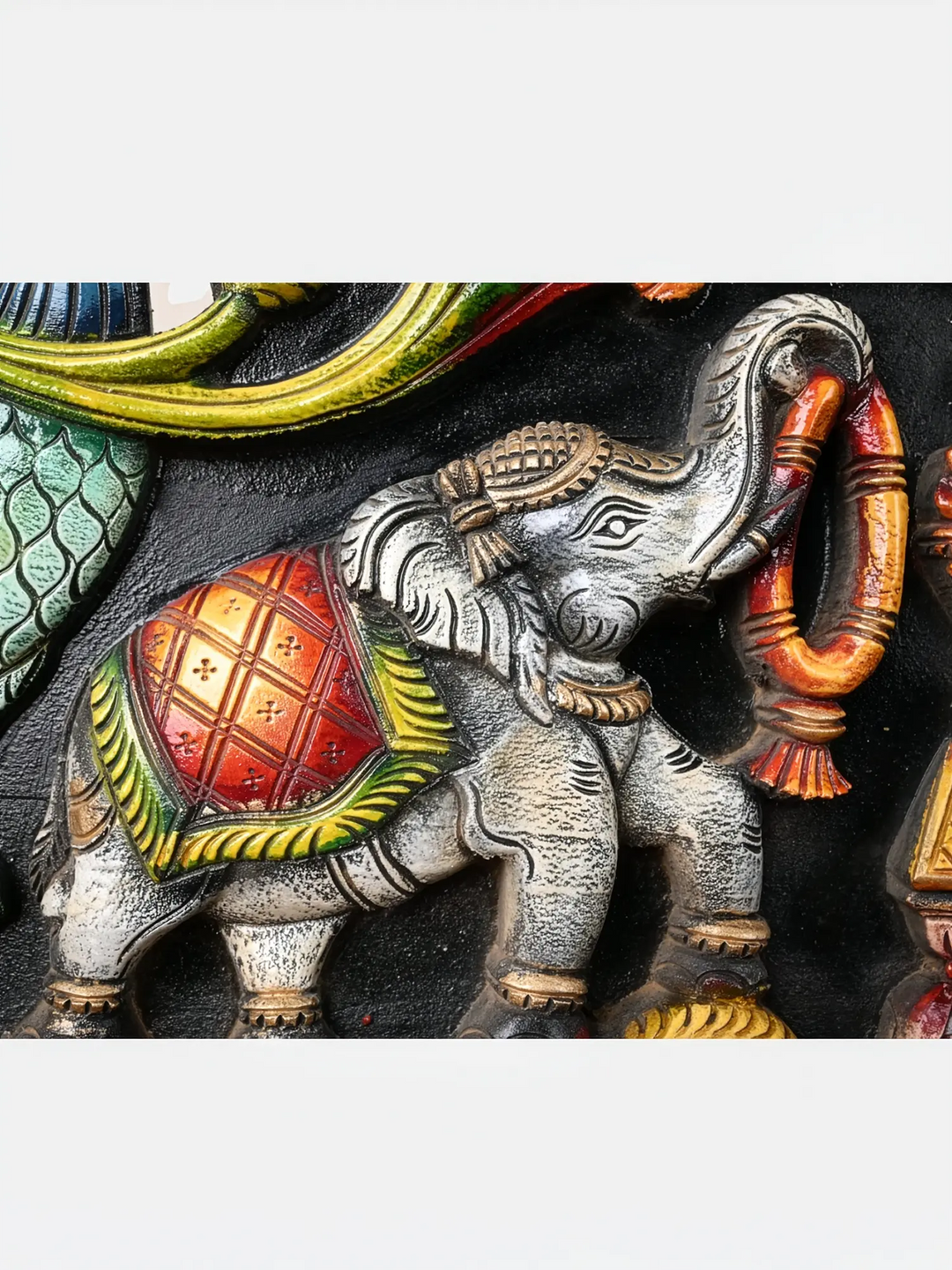 Designer wooden elephant panel for luxury wooden interiors