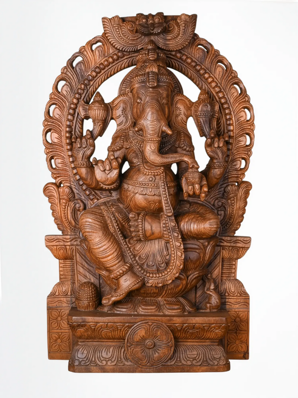 Wooden Divine Ganapathi Home Decoration