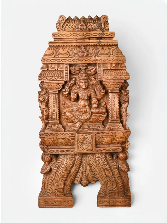 Lord Vishnu Wooden Religious Wall Hanging