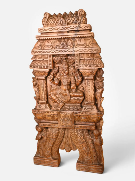 Wooden Vishnu Wall Decor for Pooja Room