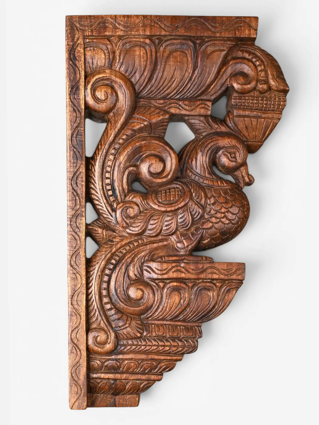 Antique Style Wooden Bird Bracket