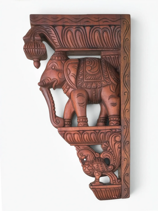 Premium Handcrafted Elephant Wall Corbels
