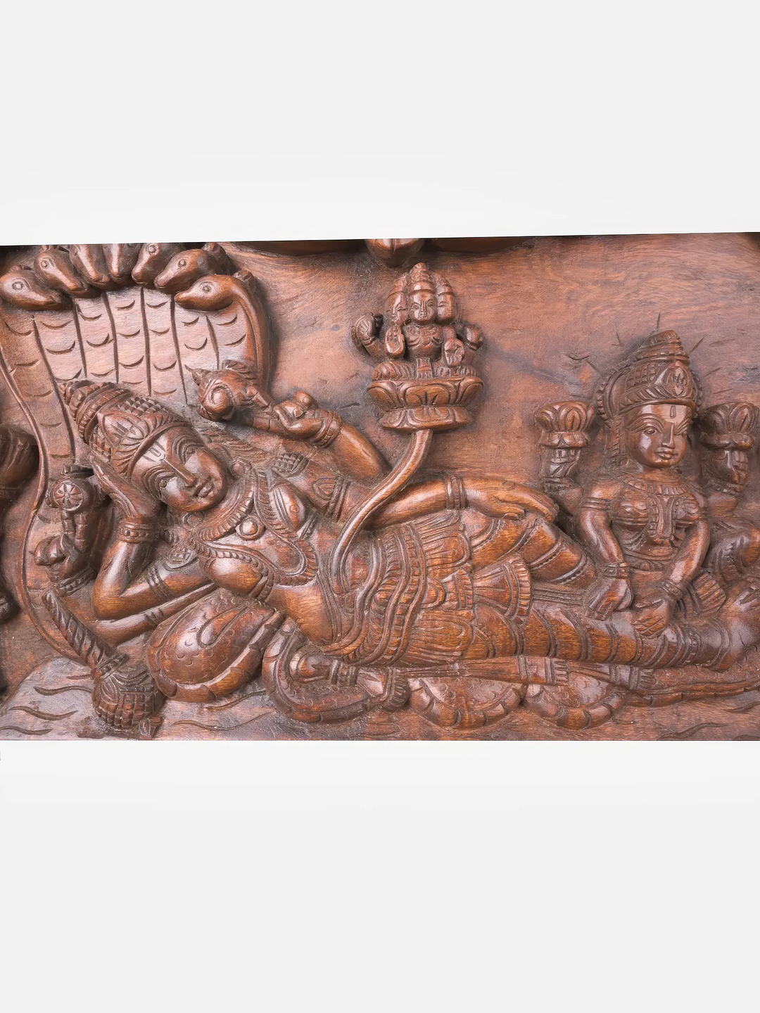 Wooden Ranganatha Swamy Wall Hanging
