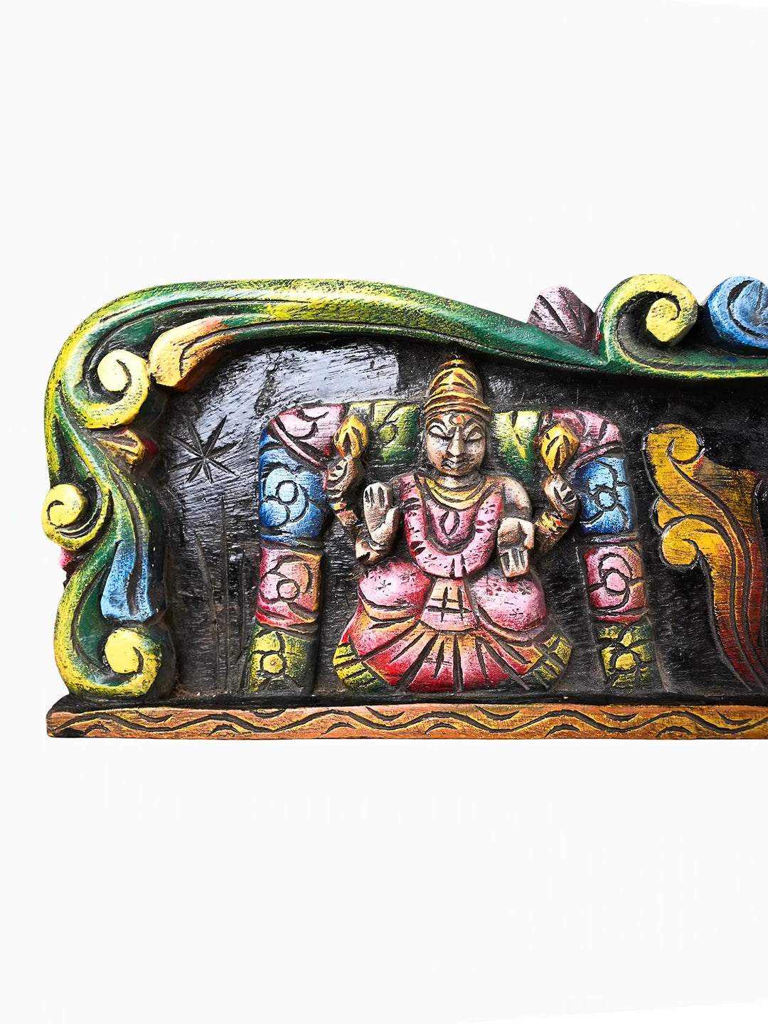 Antique style wooden wall mount panel