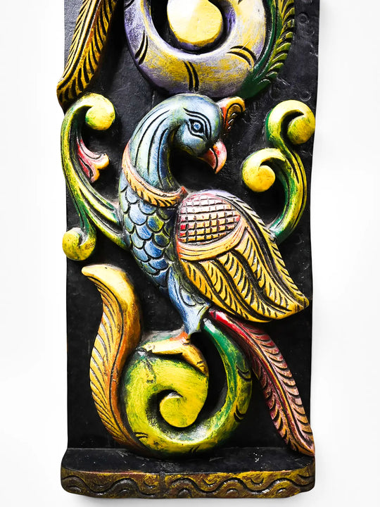 Premium handcrafted peacock wall panel decoration