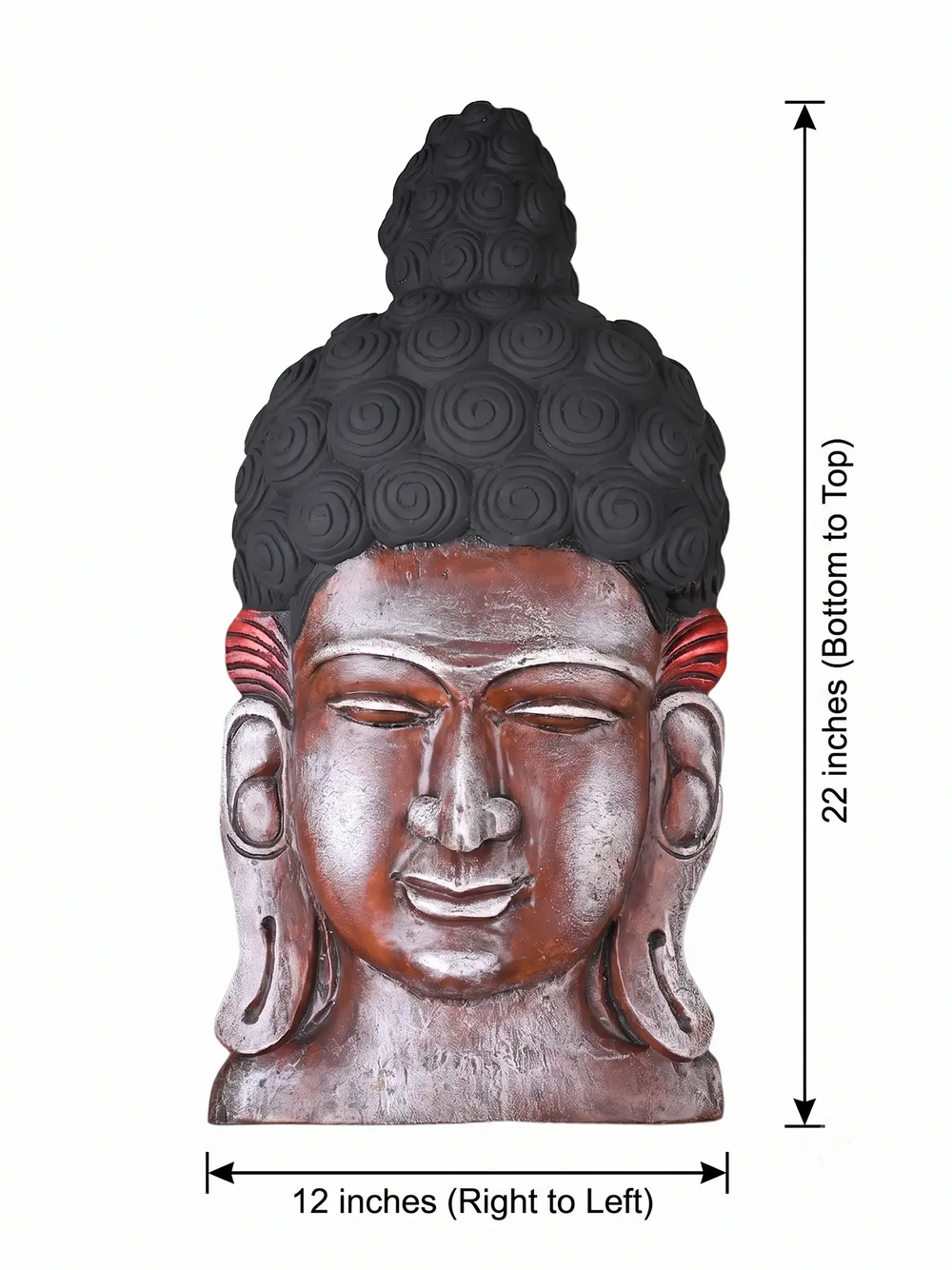 Spiritual wooden Buddha wall art for peaceful home interiors