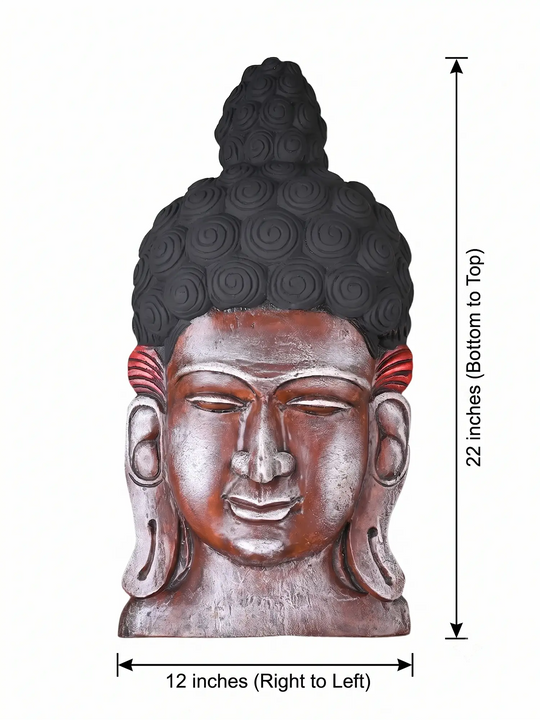 Spiritual wooden Buddha wall art for peaceful home interiors