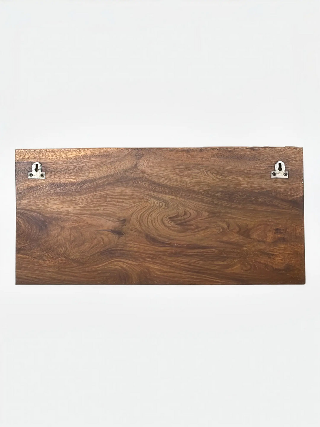 Reclining Ganesha Wooden Panel - Handcrafted Wall Decor 24''