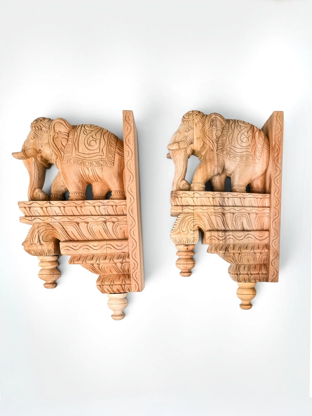 Intricate hand-carved detailing