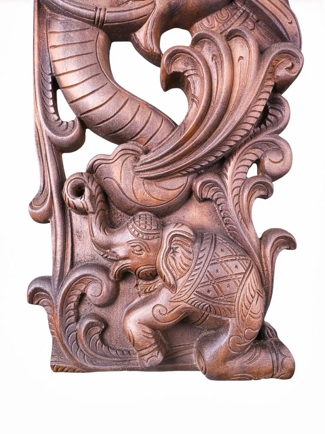 Elephant wooden wall mount-24"