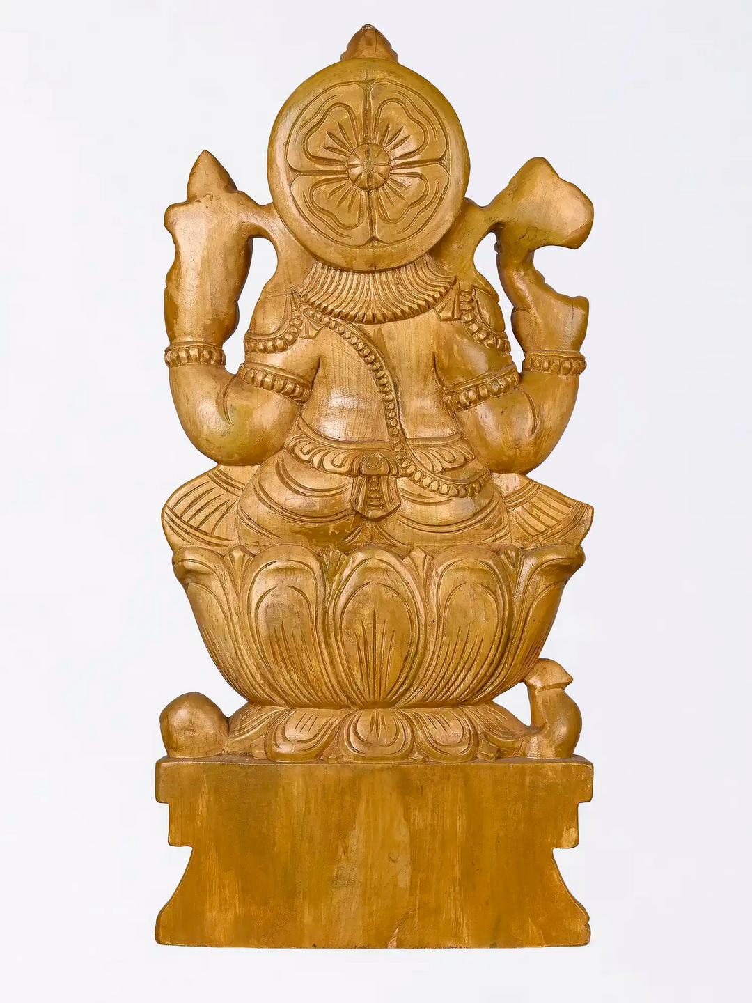 Handmade Lord Ganesha wooden statue