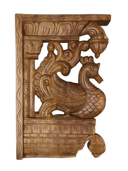 Decorative Hamsa wooden brackets for home interiors