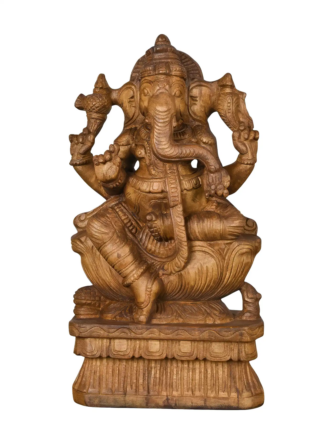 Ganapathi Moorthi wooden idol for worship and gifting