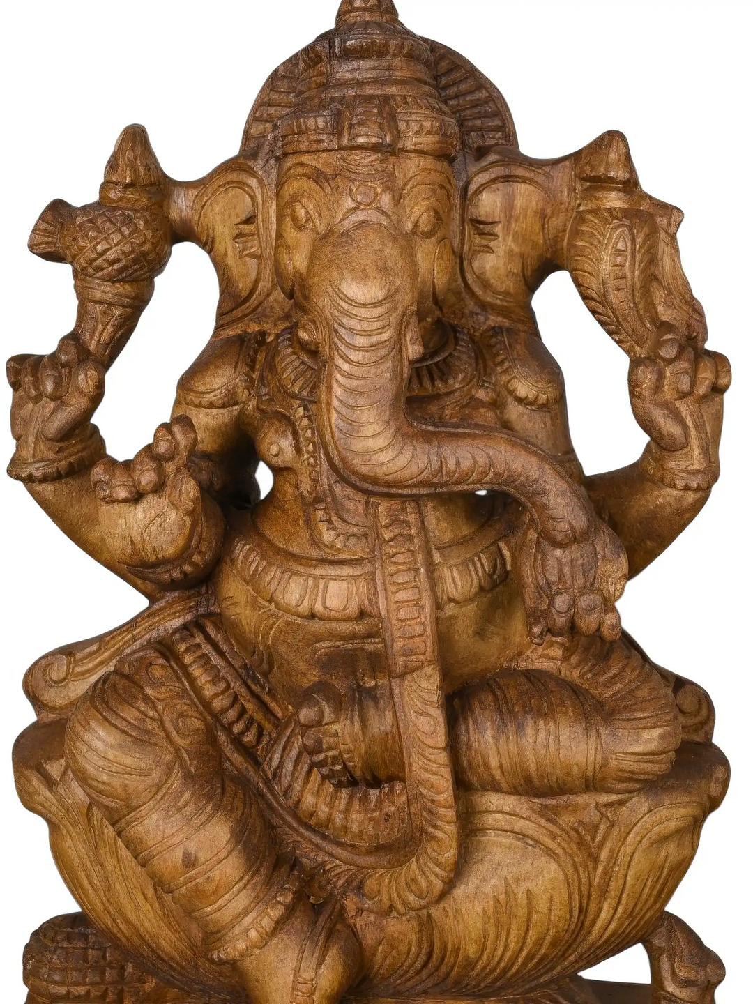 Ganapathi Moorthi wooden idol for worship and gifting