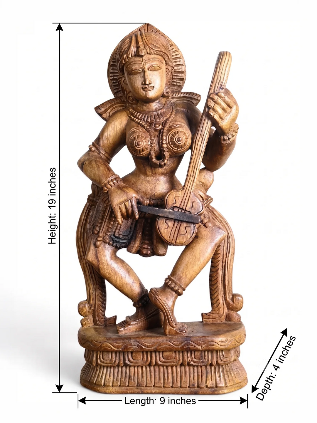 Apasara Playing the Veena 19"
