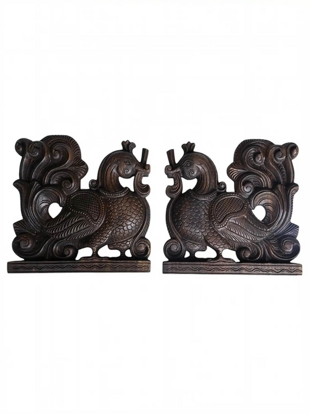 Pair of wooden Annam corbels