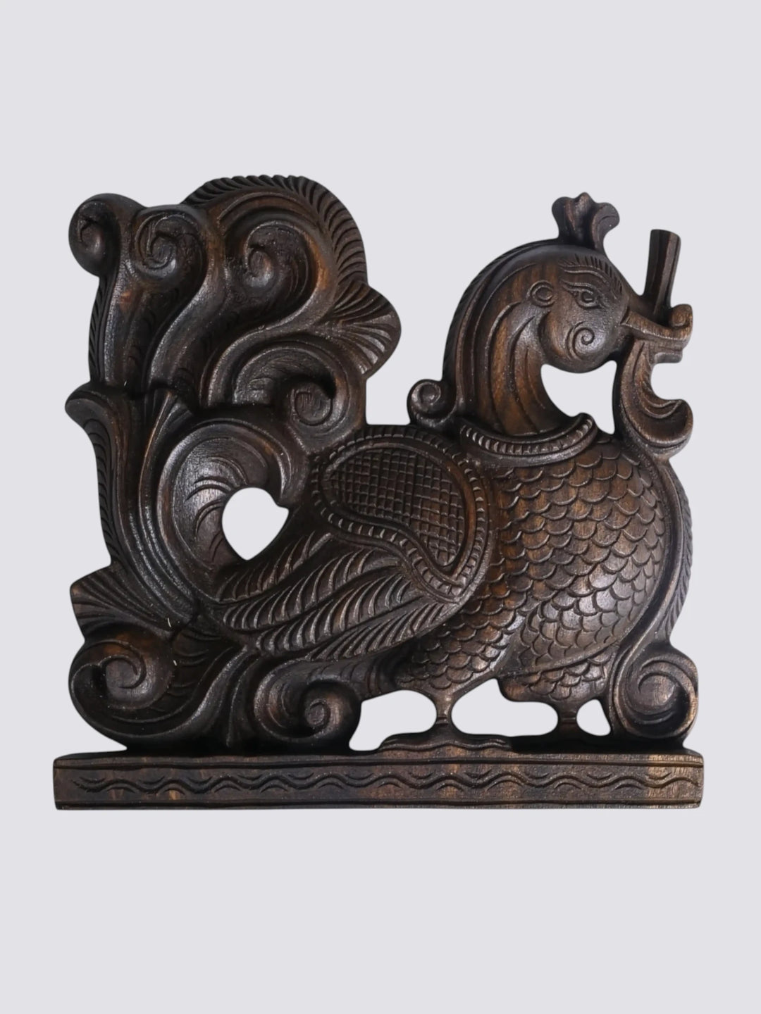 Antique Style Wooden Hamsa Corbel Wall Bracket