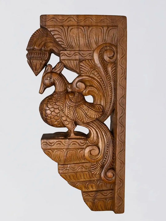 Decorative wooden Hamsa bracket for doors and arches