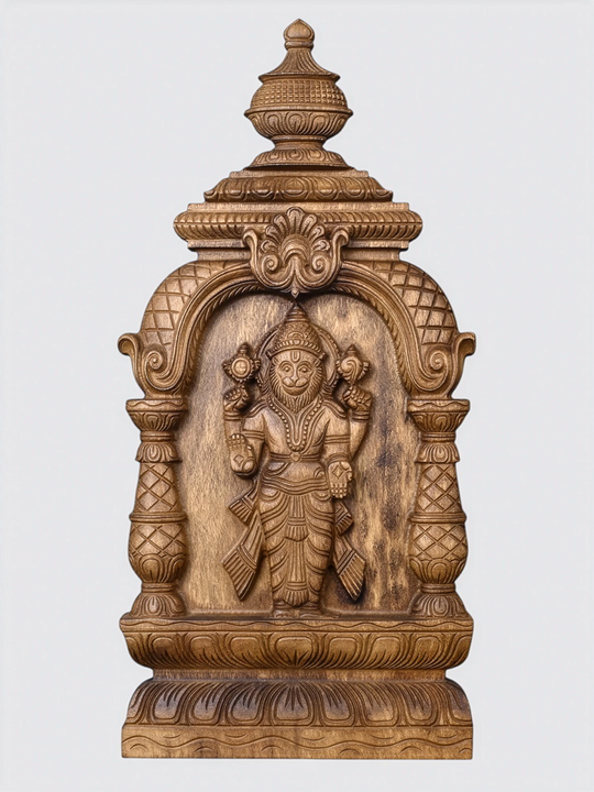 Lord Narasimha wall panel Hindu religious decor