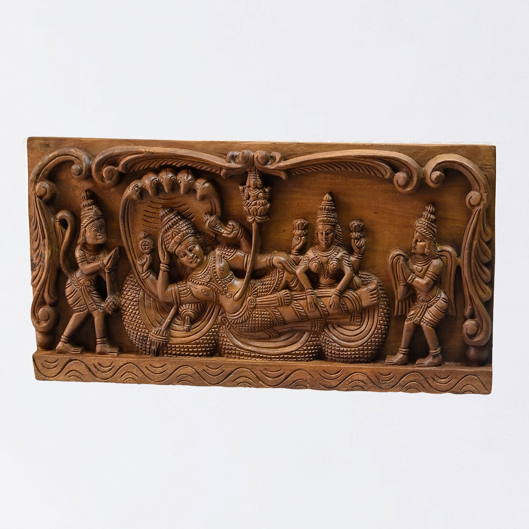 Wooden Ranganather Horizontal Wall Panel