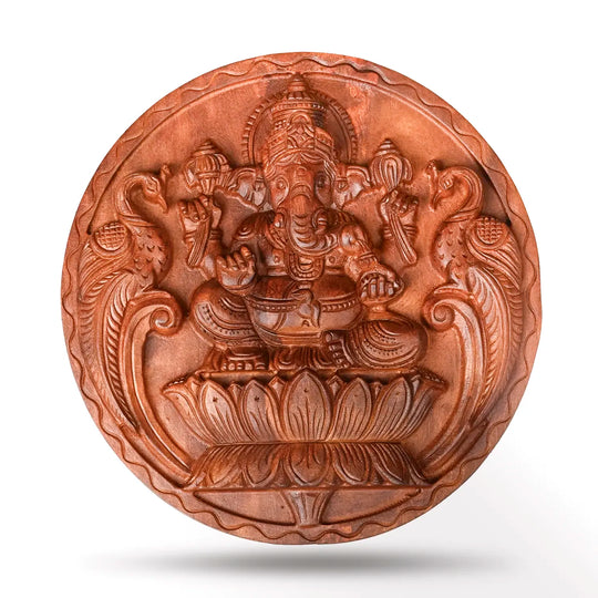 Decorative wooden god panel