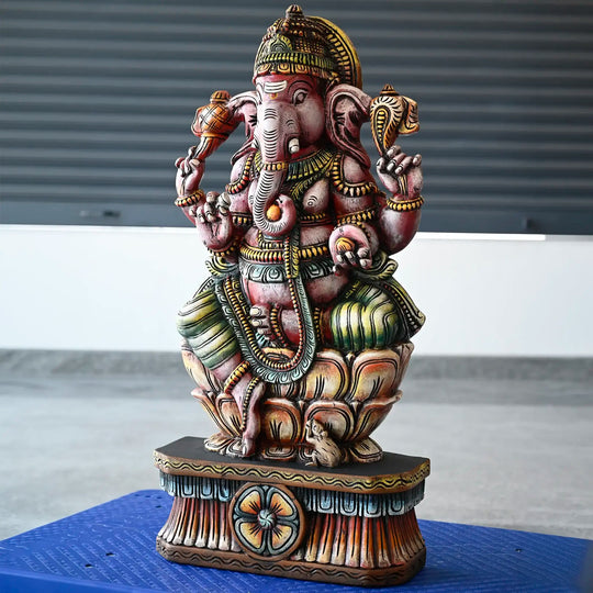 Handmade Ganesh idol for pooja room