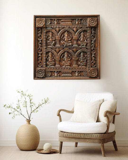 Sqaure Model Lord Ganesha  37"