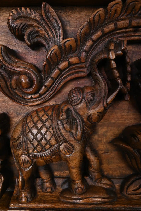 Gajalakshmi With Kamadhenu panel 42"