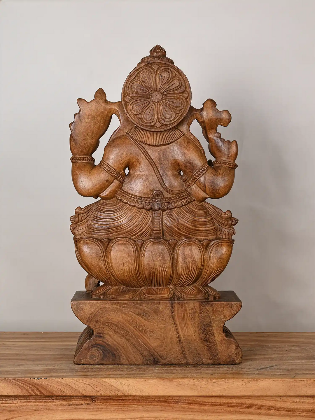2ft Graceful Ganesha on Lotus Pedestal