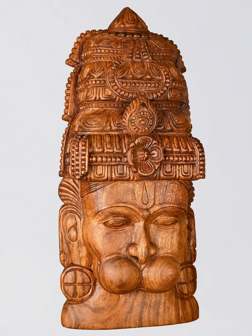 Traditional wooden Hanuman wall decor