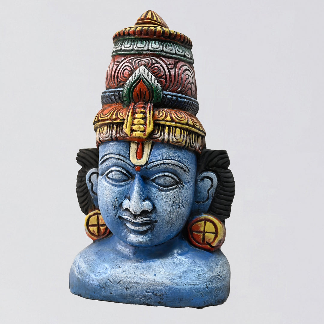 Traditional Indian Vishnu decorative wall mask