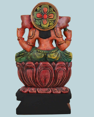 Holding Padma(Lotus) Gorgeous Lakshmi Sculpture 24"