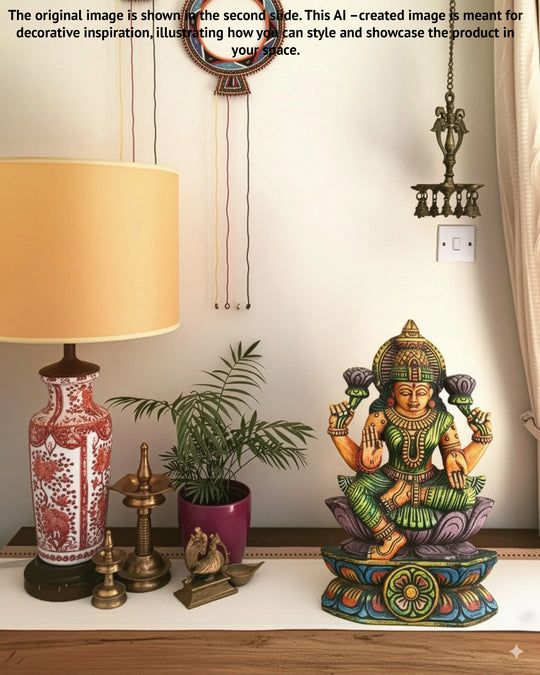 Goddess Lakshmi Devi Statue 13"