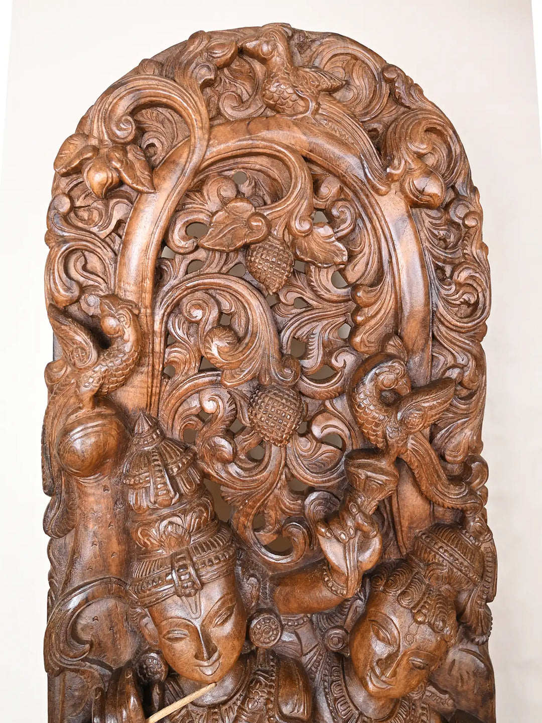 59" Wooden Jaliwork Radhakrishnan