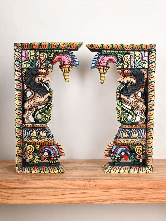 Wooden Yali brackets