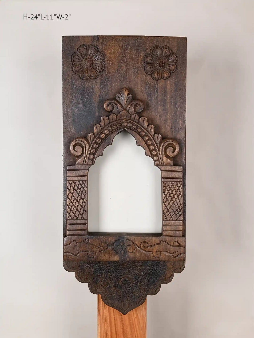 wooden mirror frame 24"