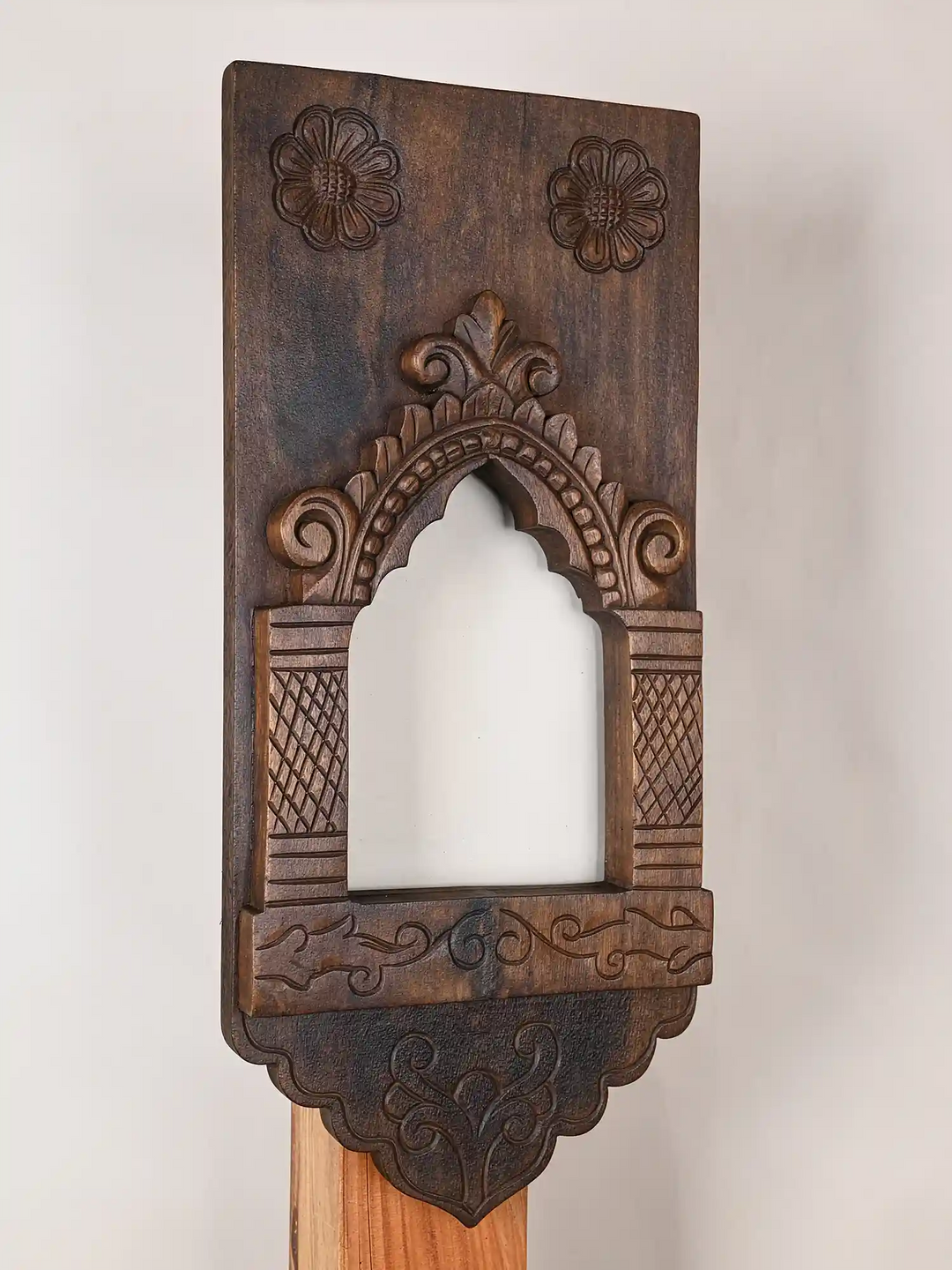 wooden mirror frame 24"