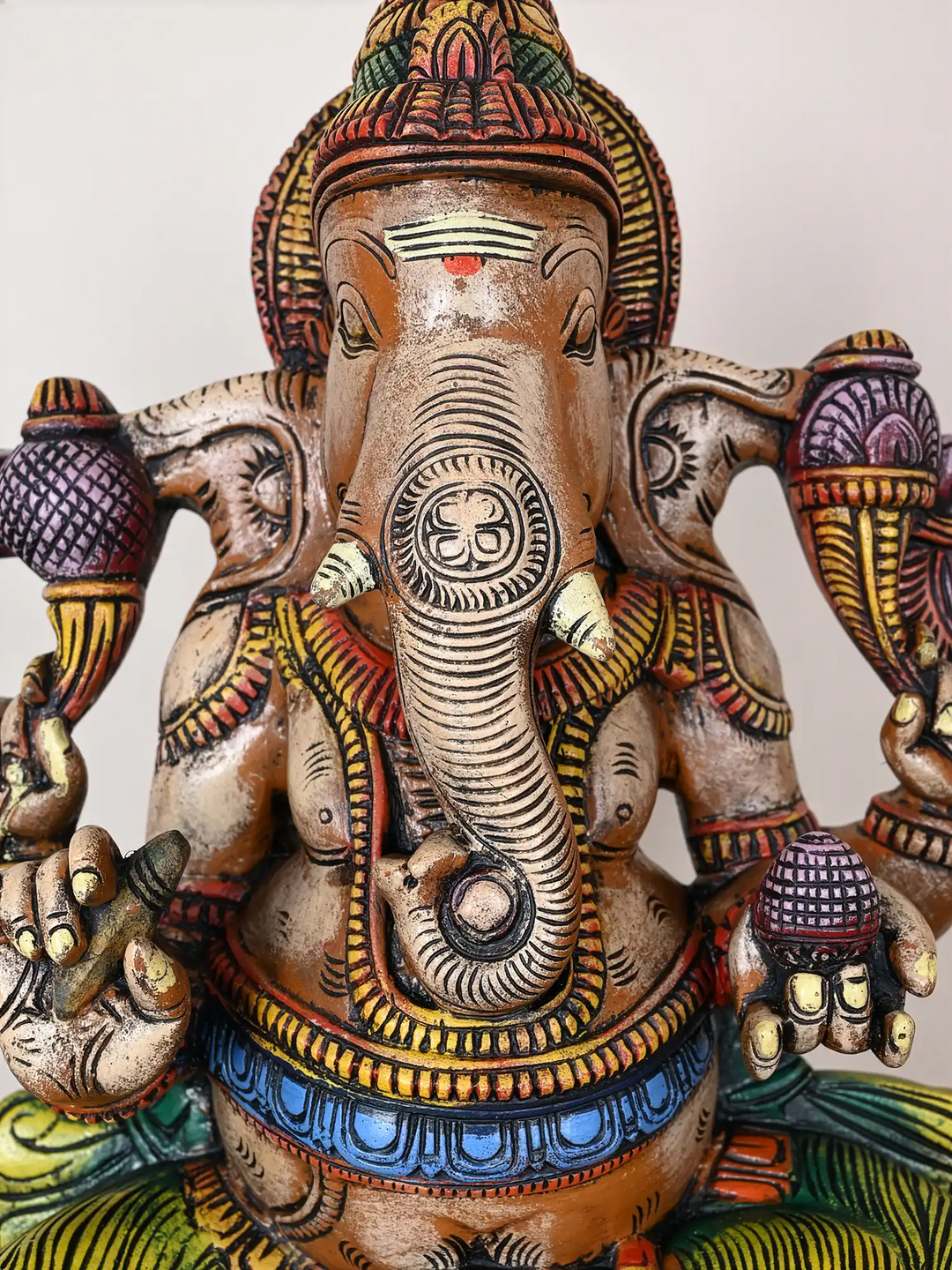 Decorative Ganesha Murti Statue 24"