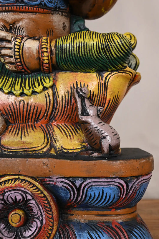 Decorative Ganesha Murti Statue 24"